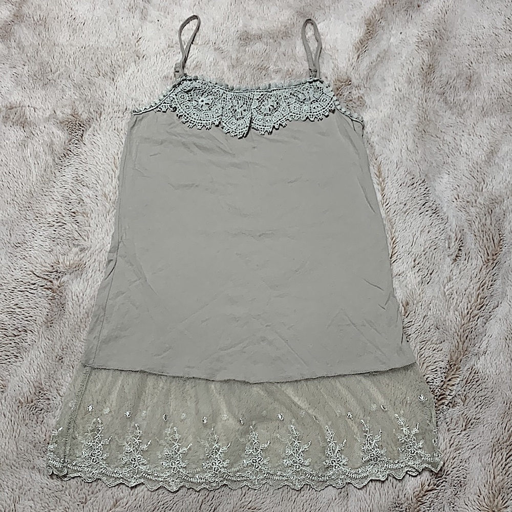 Lace trim cami
